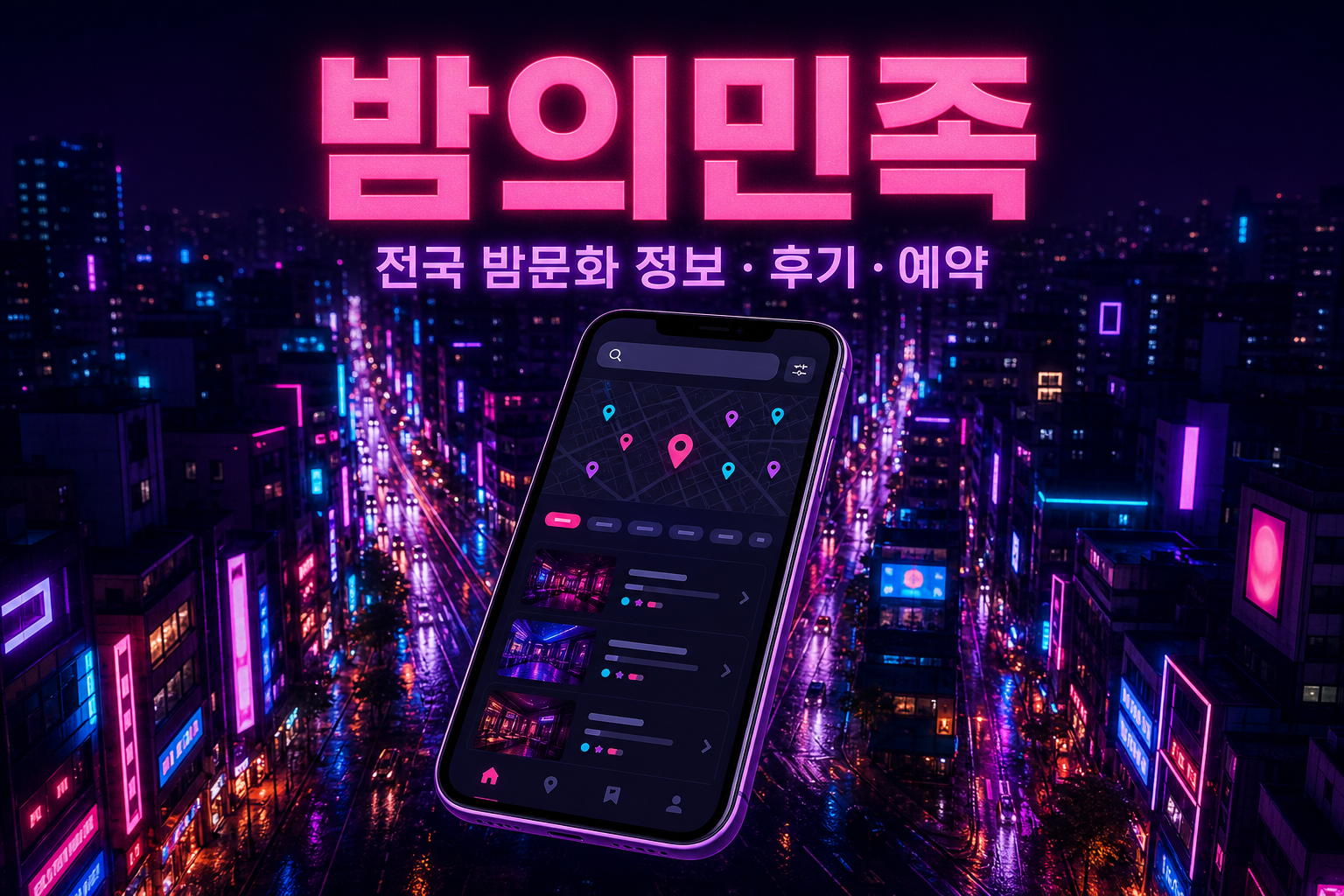 밤의민족 전국 밤문화 정보 · 후기 · 예약